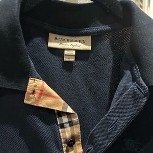 Burberry blue polo